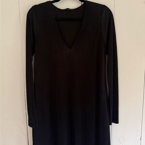 Zara Pleated Mini Dress Black Size L